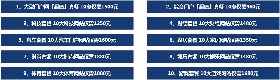 新闻稿发布套餐